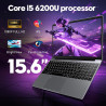 FUNYET Ordinateur Portable,2026 Laptop PC 15,6 Pouces, 16 Go de RAM, SSD de 1 to,Core i5 6200U,IPS FHD 1920 * 1080, Batterie de 