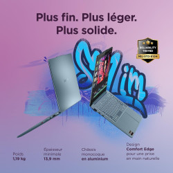 Lenovo Yoga Slim 7 14AKP10 - Ordinateur Portable 14'' OLED WUXGA Copilot+ (AMD Ryzen AI 5 340, RAM 16Go, SSD 1To, AMD Radeon 840