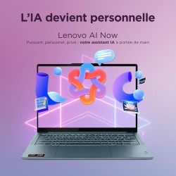 Lenovo Yoga Slim 7 14AKP10 - Ordinateur Portable 14'' OLED WUXGA Copilot+ (AMD Ryzen AI 5 340, RAM 16Go, SSD 1To, AMD Radeon 840