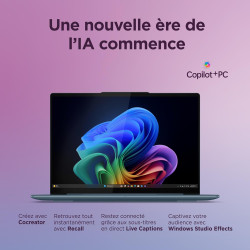 Lenovo Yoga Slim 7 14AKP10 - Ordinateur Portable 14'' OLED WUXGA Copilot+ (AMD Ryzen AI 5 340, RAM 16Go, SSD 1To, AMD Radeon 840