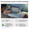 HP Chromebook 14a-nf0002sf Ordinateur Portable 14" HD, PC Portable (Intel Celeron N100, RAM 4 Go, eMMC 64 Go, Intel UHD Graphics