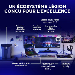 Lenovo Legion 5 15IRX10 - Ordinateur Portable Gaming 15.1'' OLED WQXGA 165Hz (Intel Core i7-13650HX, RAM 16Go, SSD 1To, NVIDIA R