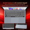 2 en 1 Écran Tactile Ordinateur Portable Ryzen R3-3200U (jusqu'à 3,5 GHz) 15,6 Pouces Win11 Jeu Laptop 16Go RAM 512Go SSD 360° R