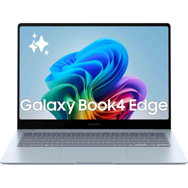 Samsung Galaxy Book4 Edge Ordinateur Portable avec IA 15.6’’, Copilot+ PC, Snapdragon X Plus (8-Core) X1P-42-100, Mémoire 16 Go,