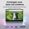 Samsung Galaxy Book4 Edge Ordinateur Portable avec IA 15.6’’, Copilot+ PC, Snapdragon X Plus (8-Core) X1P-42-100, Mémoire 16 Go,