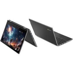 Lenovo Chromebook 300e Ordinateur Portable Tactile 2 en 1 11,6" (1366 x 768), Intel Celeron N4020, 4 Go de RAM, SSD 32 Go, Clavi
