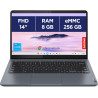 Lenovo Chromebook Plus IdeaPad Slim 3 14IAN8 avec Google AI - Ordinateur Portable 14'' FHD (Intel Core i3-N305, RAM 8 Go, eMMC 2