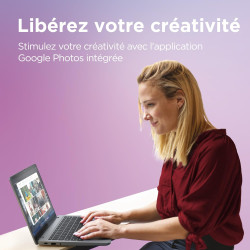 Lenovo Chromebook Plus IdeaPad Slim 3 14IAN8 avec Google AI - Ordinateur Portable 14'' Full HD (Intel Core i3-N305, RAM 8 Go, eM
