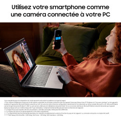 Samsung Galaxy Book4, Ordinateur Portable 15.6'', Intel Core i5, 8Go RAM, 256Go SSD, Clavier AZERTY FR, Gris
