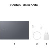 Samsung Galaxy Book4 Ordinateur portable 15.6'', Intel Core 7, 16Go RAM 512Go SSD Intel Graphics, Gris Anthracite, clavier AZERT