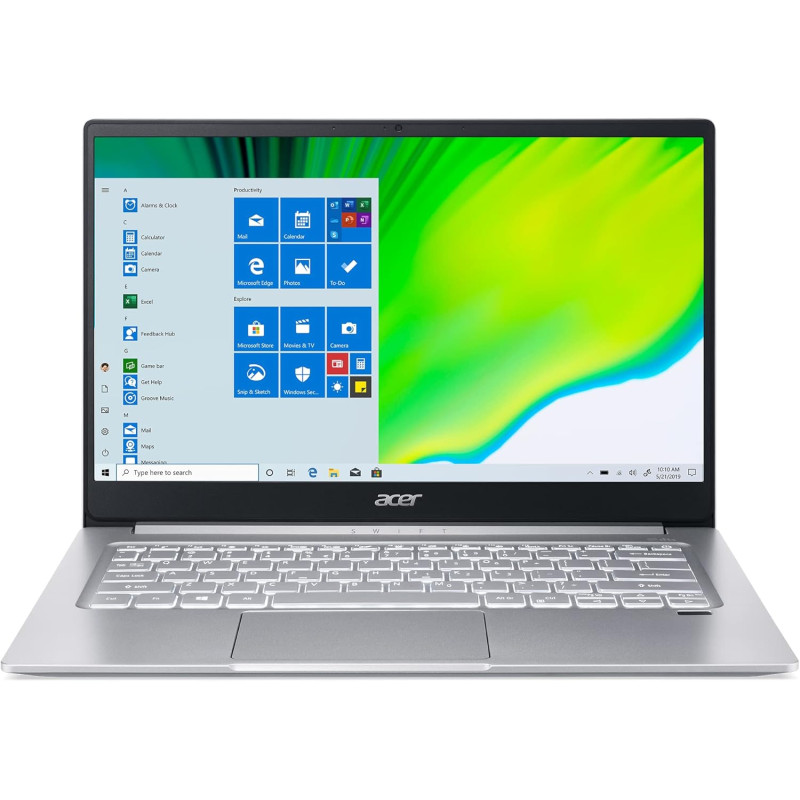 ACER Swift 3 SF314-59-56W5 Ordinateur Portable Ultrafin 14'' FHD IPS, PC Portable (Intel Core i5-1135G7, RAM 8Go, SSD 512 Go, In