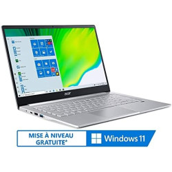 ACER Swift 3 SF314-59-56W5 Ordinateur Portable Ultrafin 14'' FHD IPS, PC Portable (Intel Core i5-1135G7, RAM 8Go, SSD 512 Go, In