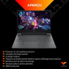 HP Victus 15-fa1001sf Ordinateur Portable Gaming 15,6" FHD IPS 144 Hz, PC Portable Gamer (Intel Core i5-12500H, RAM 16 Go, SSD 5
