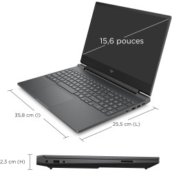 HP Victus 15-fa2003sf Ordinateur Portable Gaming 15,6" FHD IPS 144 Hz, PC Portable Gamer (Intel Core 7 240H, RAM 24 Go, SSD 1024