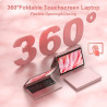 11,6'' ordinateur portable tactile pliable à 360°, laptop celeron n4020, 6go ram 128go ssd, wifi (2,4g/5g), bleutooth, 1366 x 76