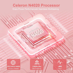 11,6'' ordinateur portable tactile pliable à 360°, laptop celeron n4020, 6go ram 128go ssd, wifi (2,4g/5g), bleutooth, 1366 x 76