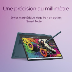 Lenovo Yoga 7 2-in-1 14AKP10 - Ordinateur Portable 2-en-1 14'' OLED Tactile Copilot+ (AMD Ryzen AI 7 350, RAM 16Go, SSD 1To, AMD