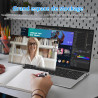 Auusda ordinateur portable 15,6 pouces full hd, processeur 3050e, 16 go ram, 512 go ssd, ultra-mince, argenté, longue autonomie,