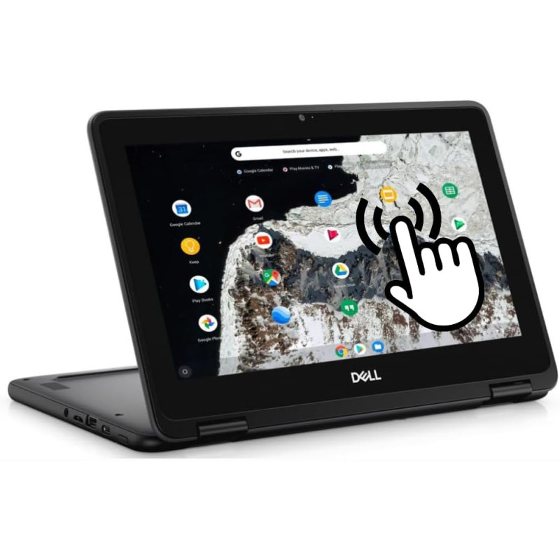 2019 Dell Chromebook 11 3100 avec Intel Celeron N4020 (11,6-pouces, 4 Go RAM, 32 Go SSD) (QWERTY Anglais) (Reconditionné)