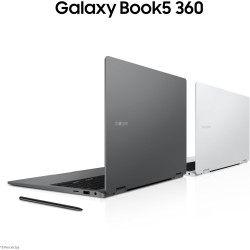 Samsung Galaxy Book5 360 15.6", Copilot+PC, Ordinateur Portable avec IA, Processeur Intel Core Ultra 7, Mémoire 16Go RAM, Stocka