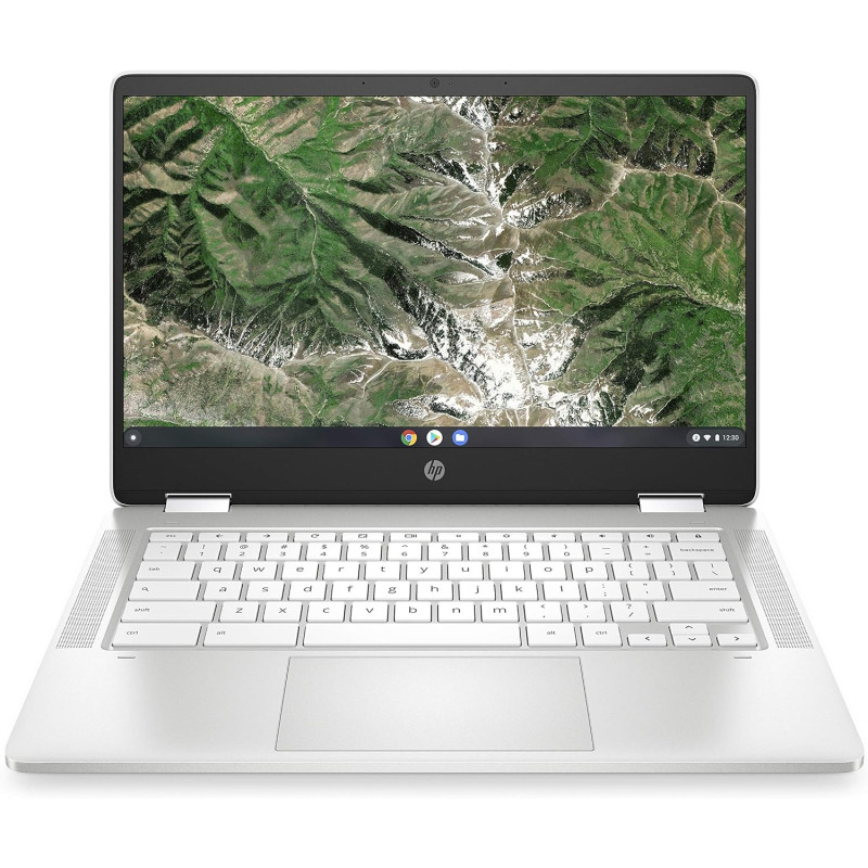 HP Chromebook x360 Ordinateur Portable, 14" Tactile, Intel Celeron N4120, 4 Go DDR4 de RAM, 64 Go eMMC, Intel UHD Graphics 600, 