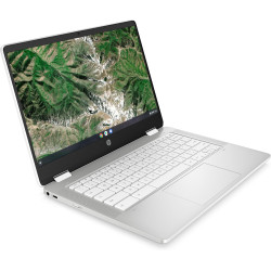 HP Chromebook x360 Ordinateur Portable, 14" Tactile, Intel Celeron N4120, 4 Go DDR4 de RAM, 64 Go eMMC, Intel UHD Graphics 600, 