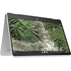 HP Chromebook x360 Ordinateur Portable, 14" Tactile, Intel Celeron N4120, 4 Go DDR4 de RAM, 64 Go eMMC, Intel UHD Graphics 600, 