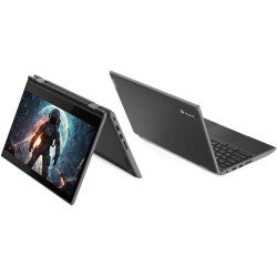Lenovo Chromebook 300e Ordinateur portable tactile 2 en 1 11,6" (1366 x 768), Intel Celeron N4020, 4 Go de RAM, SSD 32 Go, clavi