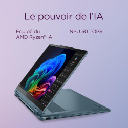 Lenovo Yoga 7 2-in-1 14AKP10 - Ordinateur Portable AI 2-en-1 14'' OLED (AMD Ryzen AI 5 340, RAM 16Go, SSD 512Go, AMD Radeon 840M