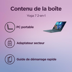 Lenovo Yoga 7 2-in-1 14AKP10 - Ordinateur Portable AI 2-en-1 14'' OLED (AMD Ryzen AI 5 340, RAM 16Go, SSD 512Go, AMD Radeon 840M
