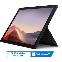 Microsoft Surface Pro 7 Ordinateur Portable (Windows 10, écran tactile 12.3", Intel Core i7, 16Go RAM, 512Go SSD, Noir) PC Hybri
