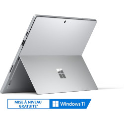 Microsoft Surface Pro 7 Ordinateur Portable (Windows 10, écran tactile 12.3", Intel Core i3, 4Go RAM, 128Go SSD, Platine) PC Hyb