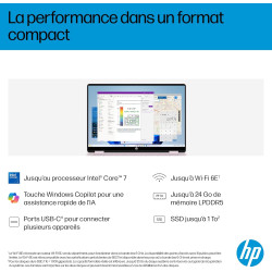 HP Omnibook 5 Flip 14-fp0000sf Ordinateur Portable Convertible 14" WUXGA IPS Tactile, PC Portable (Intel Core i7-1355U, RAM 16 G