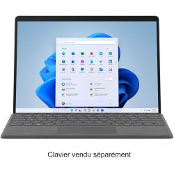 Microsoft Surface Pro 8 Ordinateur Portable (Windows 11,écran tactile 13’’, 16 Go RAM, 256 Go SSD, Intel Core i7) Platine