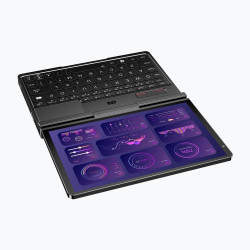 GPD Pocket 4 (AI 9 HX370) – Ordinateur portable en aluminium avec Windows 11, écran Ultra HD 8,8", rotation à 180°, Ryzen AI 9 H