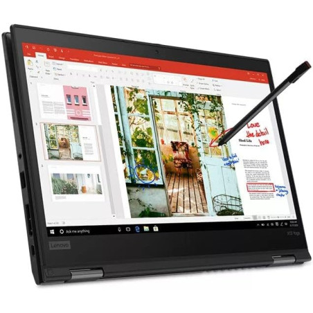 Lenovo ThinkPad X13 Yoga Gen 1 Ordinateur portable 13,3" FHD 2 en 1 avec écran tactile, Intel Core i7-10610U, 16 Go de RAM, 512 