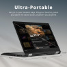 Lenovo ThinkPad L13 Yoga Gen 1 Ordinateur portable 2 en 1, écran tactile FHD 13,3" (1920 x 1080), Intel i5-10210U, 8 Go de RAM, 