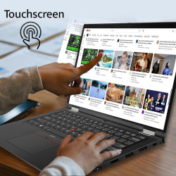 Lenovo ThinkPad L13 Yoga Gen 1 Ordinateur portable 2 en 1, écran tactile FHD 13,3" (1920 x 1080), Intel i5-10210U, 8 Go de RAM, 