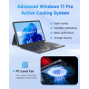 BNCF PC Portable 2-en-1 11 Pouces, Écran Tactile Win 11 Compatible avec Twin Lake N150, 12 Go de RAM 512 Go SSD, Tablet IPS FHD 