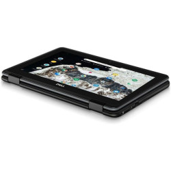 Dell Chromebook 11 3100 Ordinateur portable 2 en 1, écran tactile 11,6", Intel Celeron N4020, 4 Go de RAM, SSD 32 Go, clavier ja