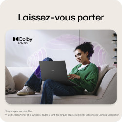 LG Gram 17Z90TL-G.AU8BF - PC Portable 17" 1389g, écran DCI-P3 99% QHD+ Format, Intel® Evo™ Ultra7, RAM 32Go, SSD 2To NVMe, Intel