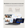 ACEMAGIC Ordinateurs Portables 15.6 Pouces Ryzen 5 7430U (6C/12threads,Jusqu'à 4.3Ghz) Pc Portable 16 Go Ram 512 Go SSD DDR4*2 D