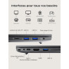 ACEMAGIC Ordinateurs Portables 15.6 Pouces Ryzen 5 7430U (6C/12threads,Jusqu'à 4.3Ghz) Pc Portable 16 Go Ram 512 Go SSD DDR4*2 D