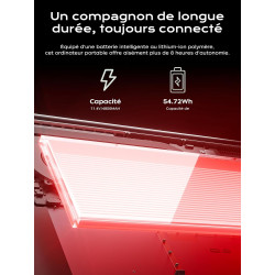 2026 PC Portable Gaming - Écran FHD 16,1'' avec Processeur Ryzen 7 7730U (Jusqu'à 4.5 GHz), 8C/16T - 16GB RAM DDR4x2 512GB M.2 S