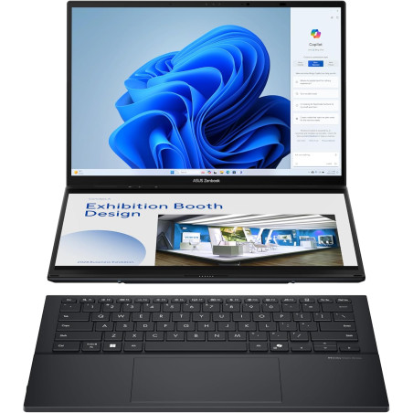 ASUS Zenbook Duo UX8406CA-PZ011W 14.0 Pouces 3K OLED 120Hz Tactile PC Portable (Intel Core Ultra 9 Processeur 2.9 GHz, 32GB LPDD
