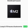 Apple MacBook Air Portable avec Puce M2 : écran Liquid Retina de 13,6 Pouces, 16 Go de RAM, 256 Go de Stockage SSD, Clavier rétr