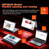 2 en 1 Écran Tactile 15,6 Pouces Ordinateur Portable Ryzen R3-3200U (jusqu'à 3,5 GHz) PC Portable 16Go RAM 512Go SSD 360 ° Rotat