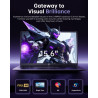 Ordinateur Portable Gaming 15,6 Pouces,PC Portable avec Ryzen 7 5825U (Jusqu'à 4,5GHz) 8C/16T - 16Go RAM DDR4*2 + 1To SSD M.2,10