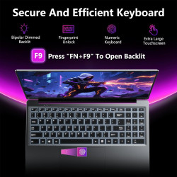FUNYET Laptop da 16 pollici,16 GB RAM 1 TB SSD PC Portable,2026 Neuf Ordinateur Portable Win11,processore N95 Laptop PC,1920 x 1