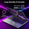 FUNYET Laptop da 16 pollici,16 GB RAM 1 TB SSD PC Portable,2026 Neuf Ordinateur Portable Win11,processore N95 Laptop PC,1920 x 1